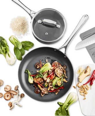 Hard-Anodized Aluminum Nonstick 11-Pc. Cookware Set, Exclusively at Macy’s