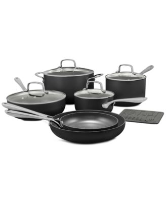Hard-Anodized Aluminum Nonstick 11-Pc. Cookware Set, Exclusively at Macy’s
