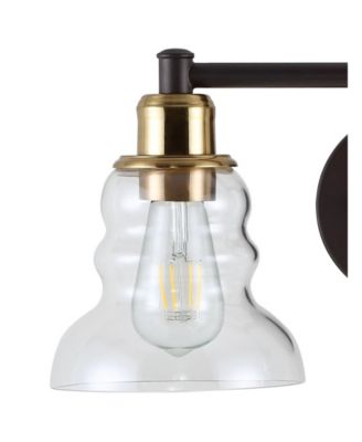 Manhattan Vintage-like 2-Light Industrial Rustic LED Vanity