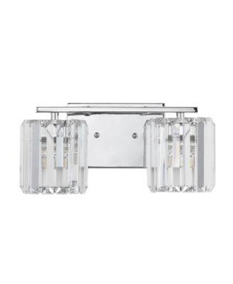 Coco Prism Vintage-like 2-Light Classic Glam LED Vanity Light