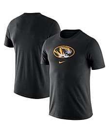 Men's Black Missouri Tigers Essential Logo T-shirt
