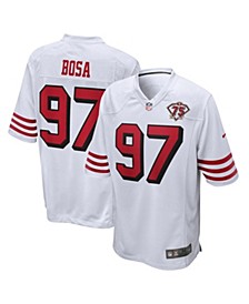 Men's Nick Bosa White San Francisco 49ers 75th Anniversary 2nd Alternate Game Jersey