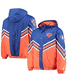 Men's Royal, Orange New York Knicks The Maximum Hoodie Full-Zip Jacket