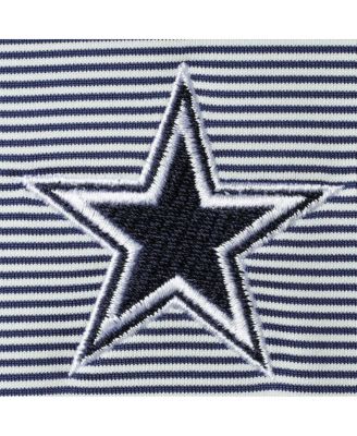 Men's Navy Dallas Cowboys Player Control Stripe Performance Polo Shirt