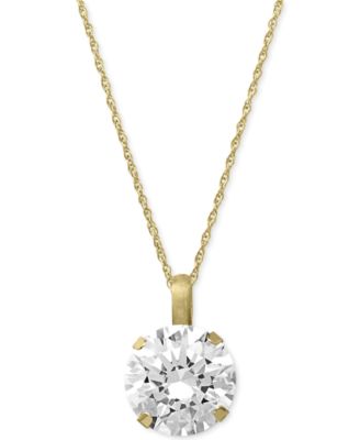 large cz pendant