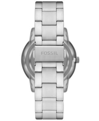 Men's Neutra Silver Tone Stainless Steel Bracelet Watch 42mm