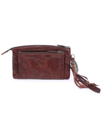 Women's Genuine Leather Bluebell Clutch