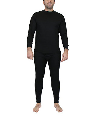 Galaxy By Harvic Men's Winter Thermal Top and Bottom, 2 Piece Set - Macy's