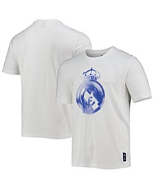 Men's White Real Madrid Club Crest T-shirt