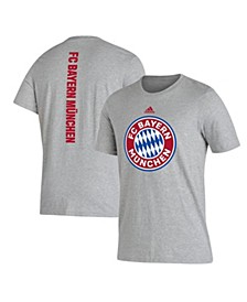 Men's Heather Gray Bayern Munich Back Half T-shirt