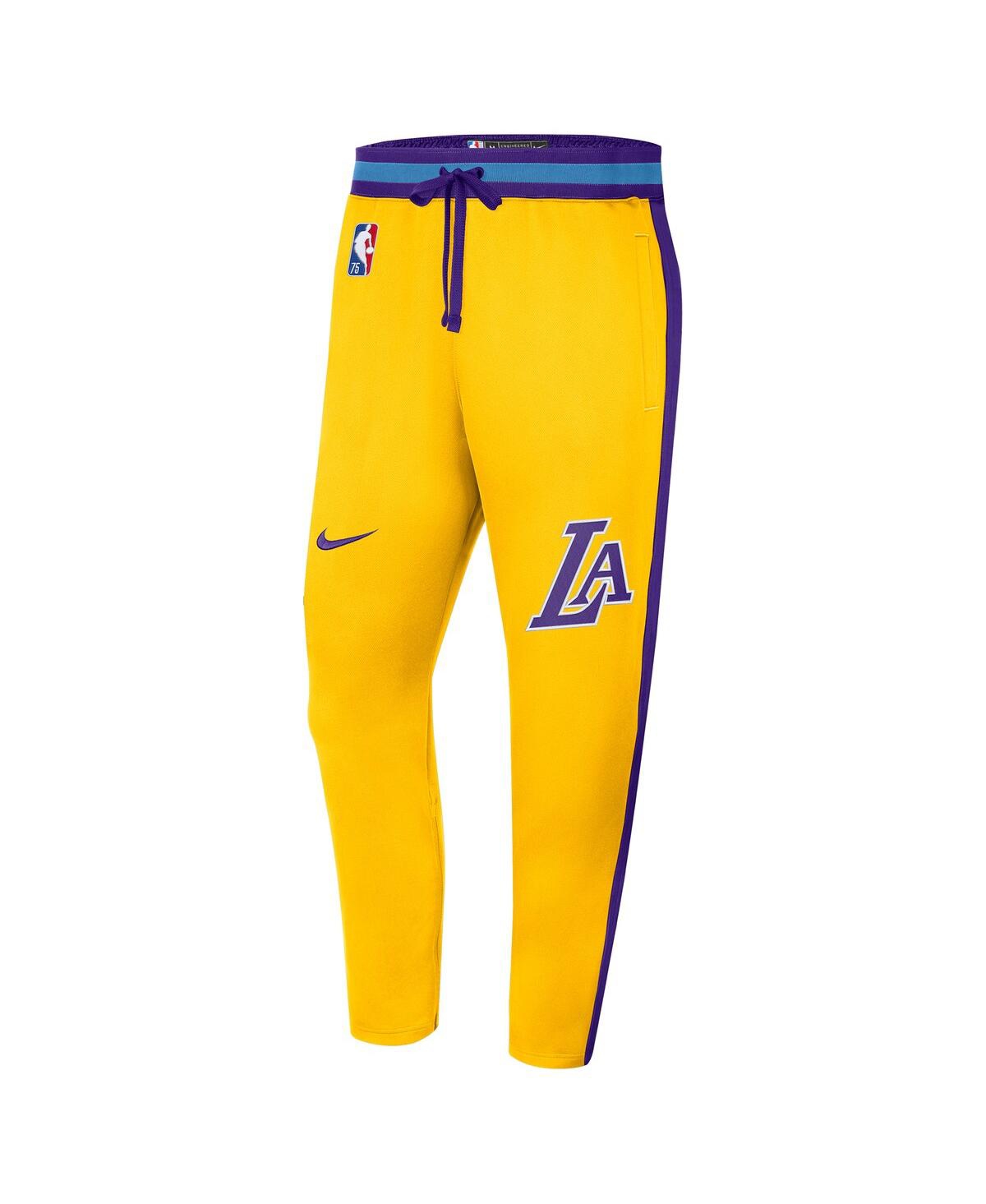 Men's NikeLos Angeles Lakers 2021/22 City Edition Therma Flex Showtime Pants - Gold