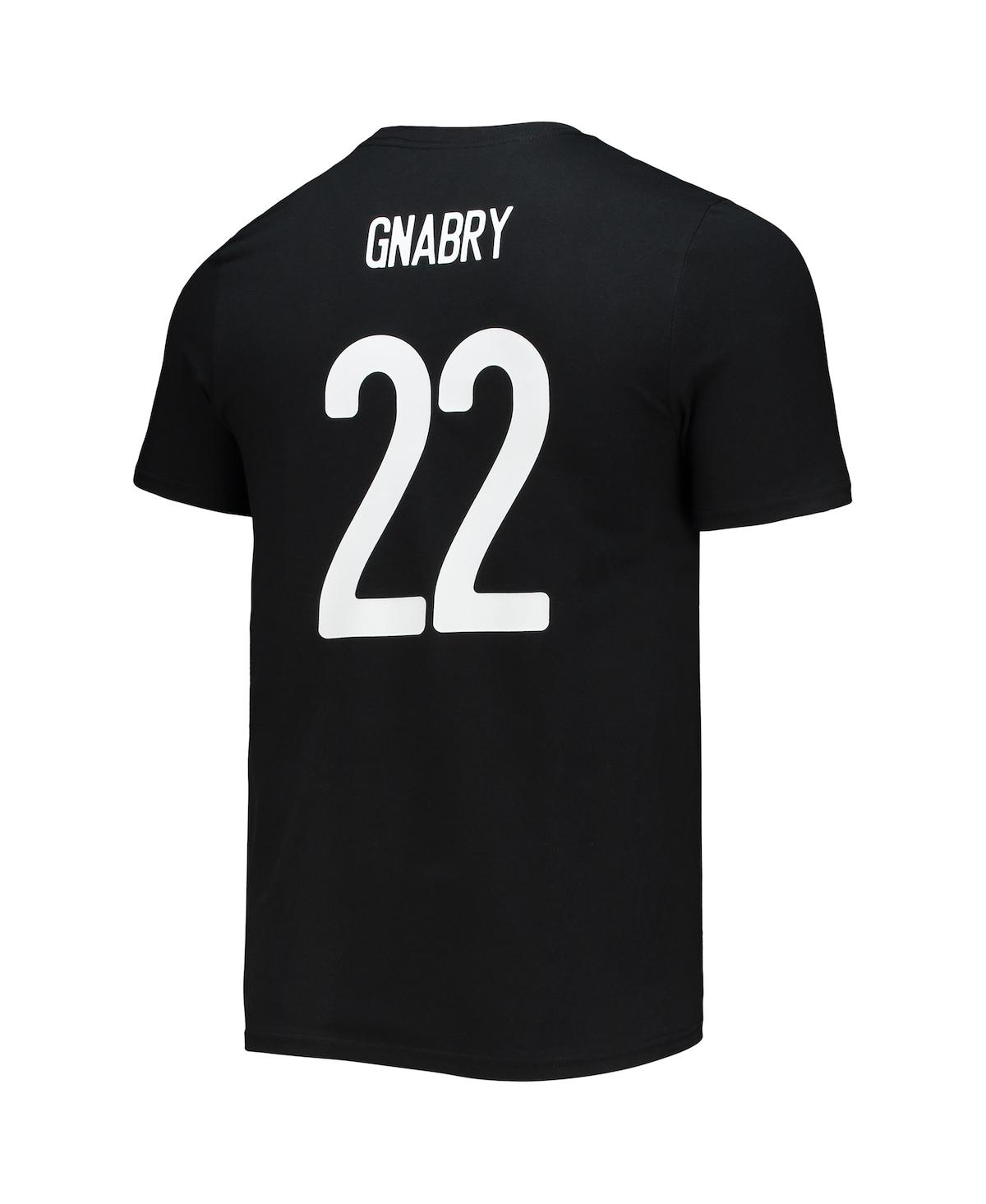 Men's adidas Serge GnabryBayern Munich Amplifier Name and Number T-shirt - Black