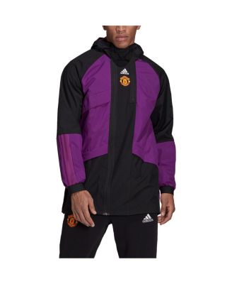 purple adidas windbreaker jacket