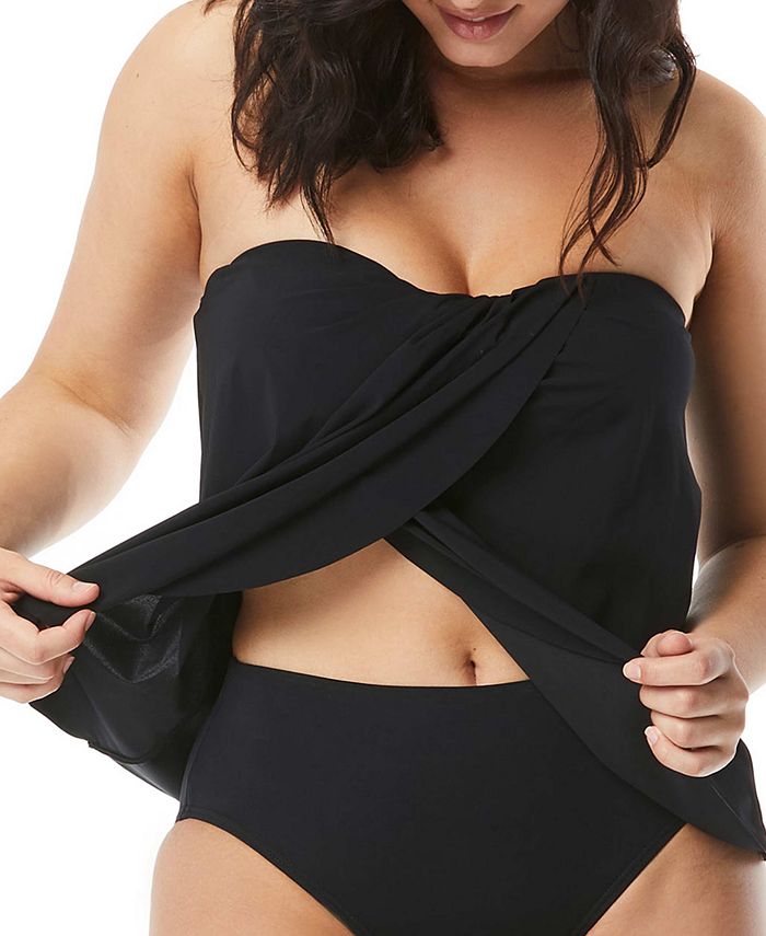 Coco Reef Contours Clarity BraSized Bandeau Tankini Top Macy's