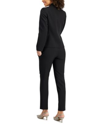 skinny leg pant suit