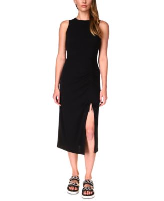 macys michael kors black dress