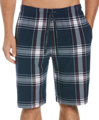 Windowpane Plaid Sleep Shorts 