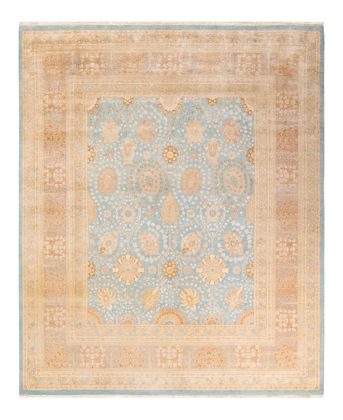 Closeout! Adorn Hand Woven Rugs Mogul M16058 8'4in x 10'4in Area Rug - Mist