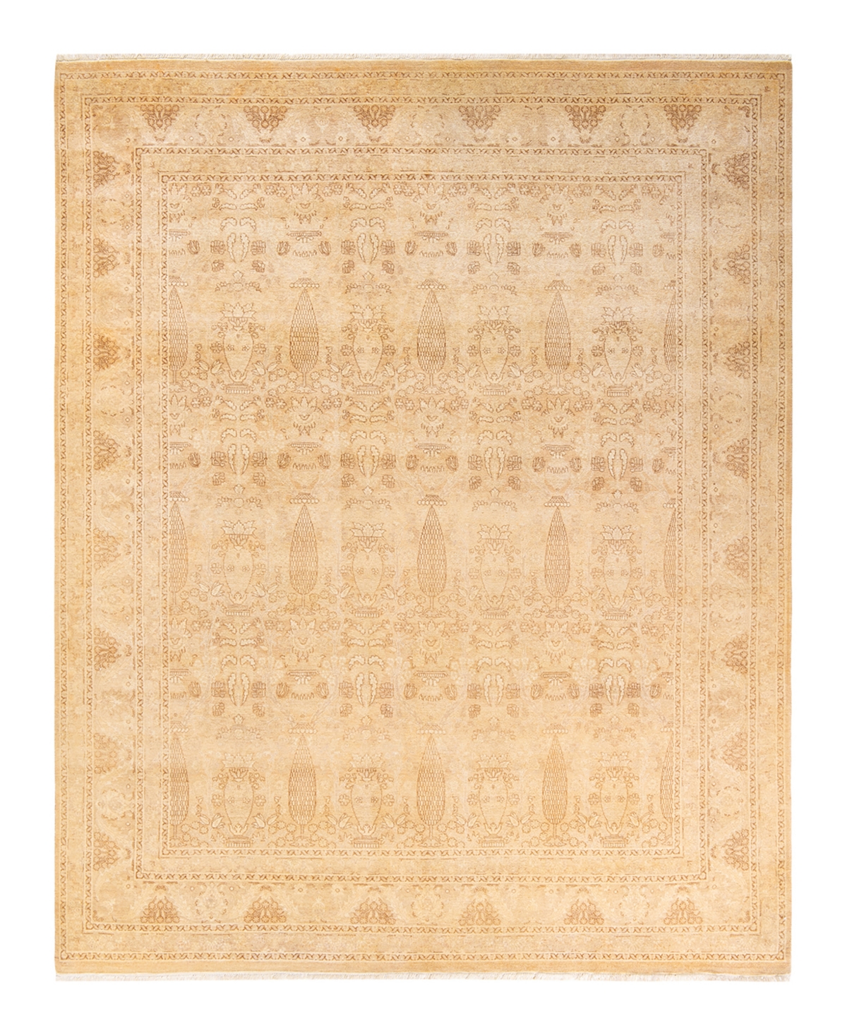 Closeout! Adorn Hand Woven Rugs Mogul M16055 7'10in x 10'1in Area Rug - Beige