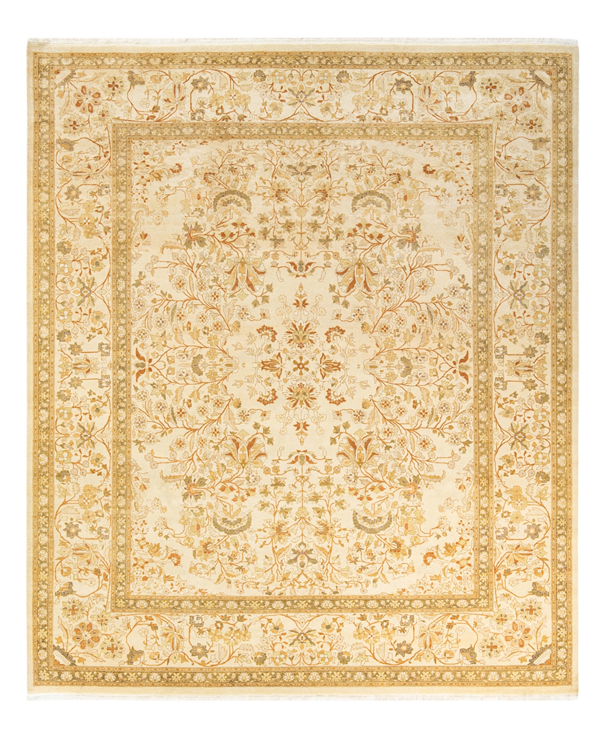 Closeout! Adorn Hand Woven Rugs Mogul M16027 8'5in x 10'1in Area Rug - Ivory
