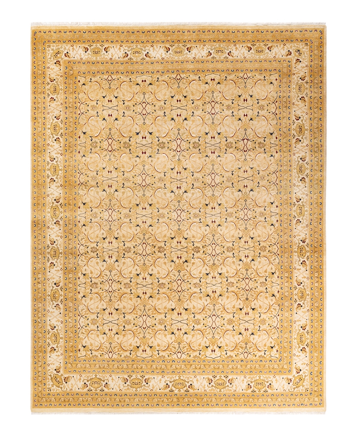 Closeout! Adorn Hand Woven Rugs Mogul M1605 7'10in x 10'5in Area Rug - Ivory