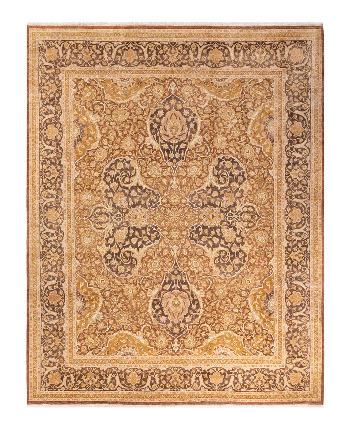 Closeout! Adorn Hand Woven Rugs Mogul M16051 8'3in x 10'8in Area Rug - Yellow