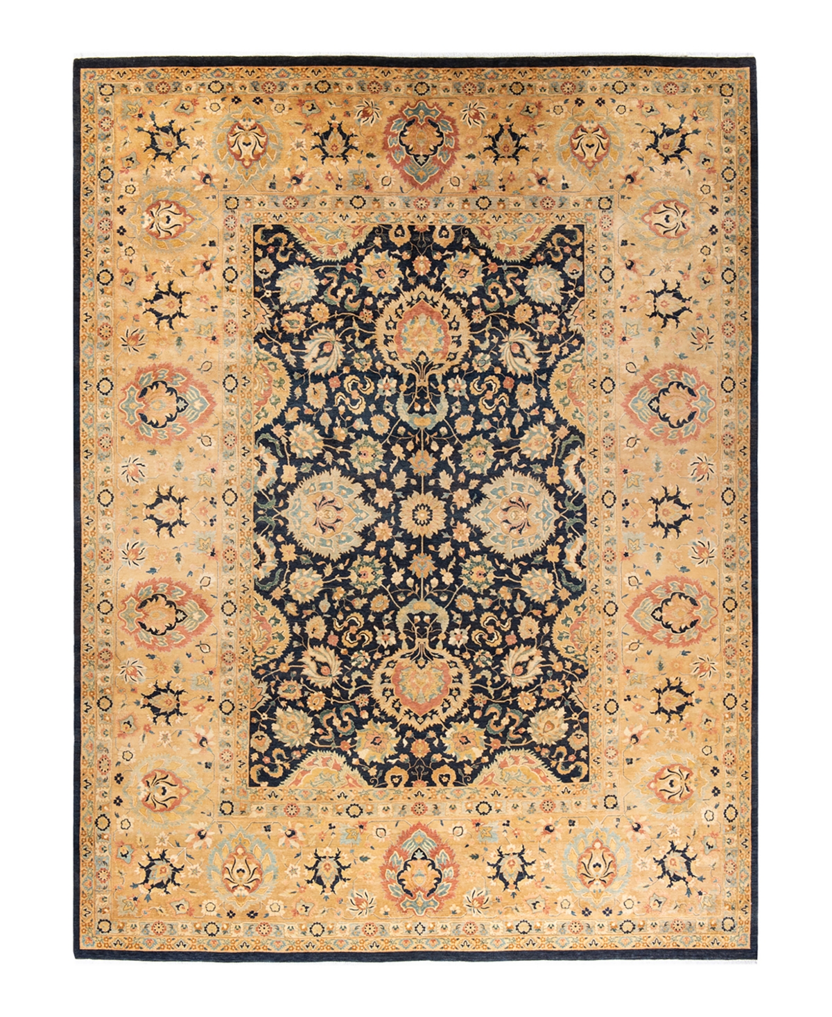 Closeout! Adorn Hand Woven Rugs Mogul M11813 9' x 12'3in Area Rug - Blue