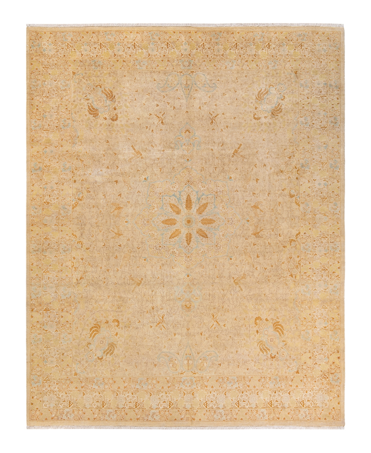 Closeout! Adorn Hand Woven Rugs Mogul M15035 8'3in x 10'7in Area Rug - Ivory