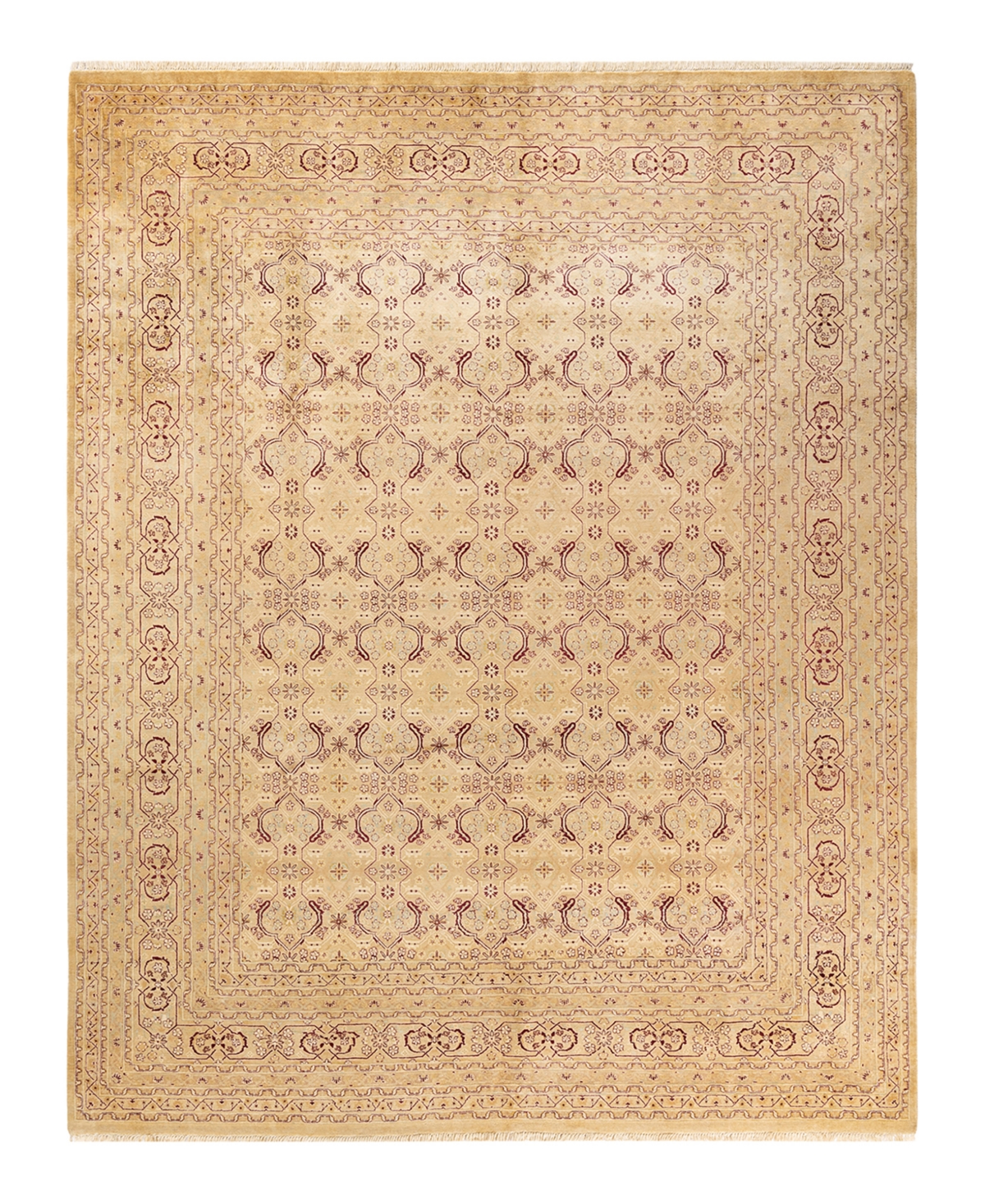 Closeout! Adorn Hand Woven Rugs Mogul M14620 8'1in x 10'2in Area Rug - Yellow