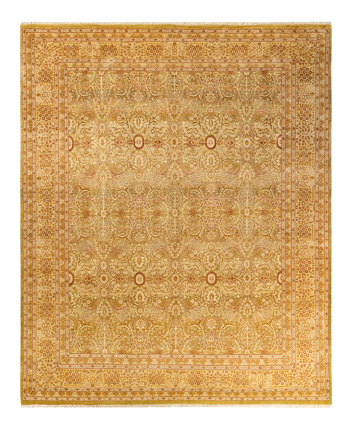 Closeout! Adorn Hand Woven Rugs Mogul M1225 8'3in x 10'7in Area Rug - Green