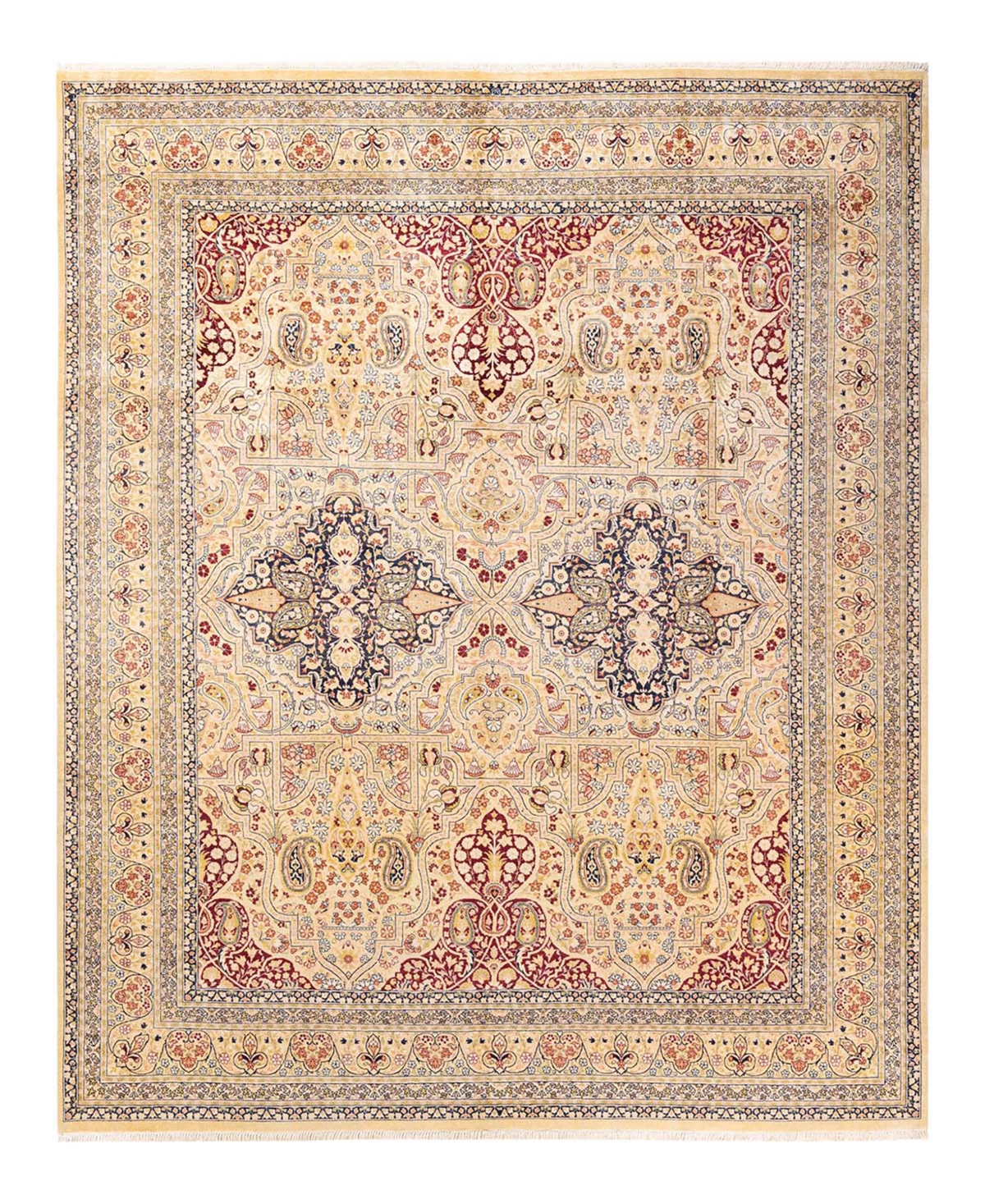 Closeout! Adorn Hand Woven Rugs Mogul M12854 8'3in x 10'3in Area Rug - Ivory