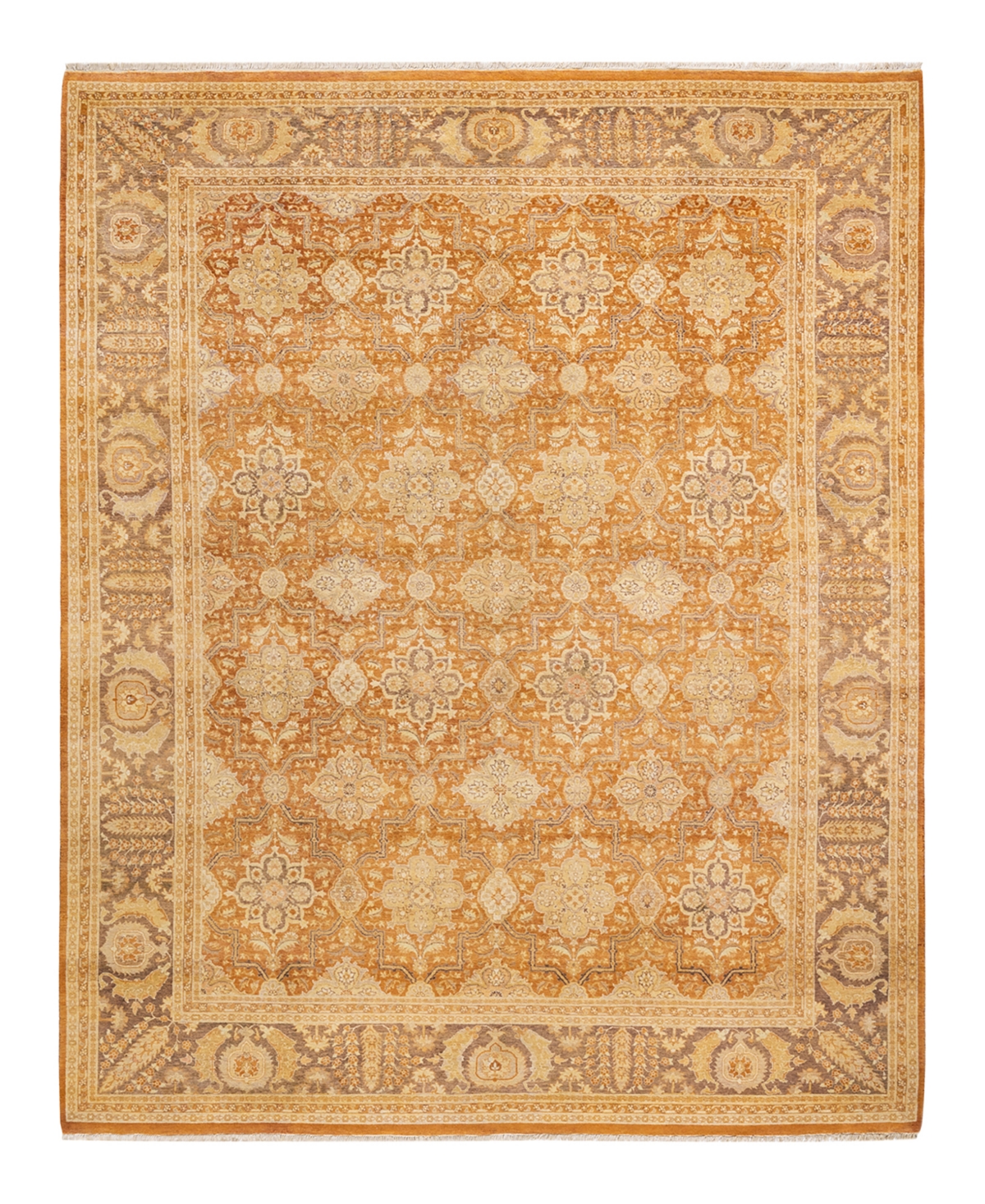 Closeout! Adorn Hand Woven Rugs Mogul M1602 8'1in x 10'2in Area Rug - Brown