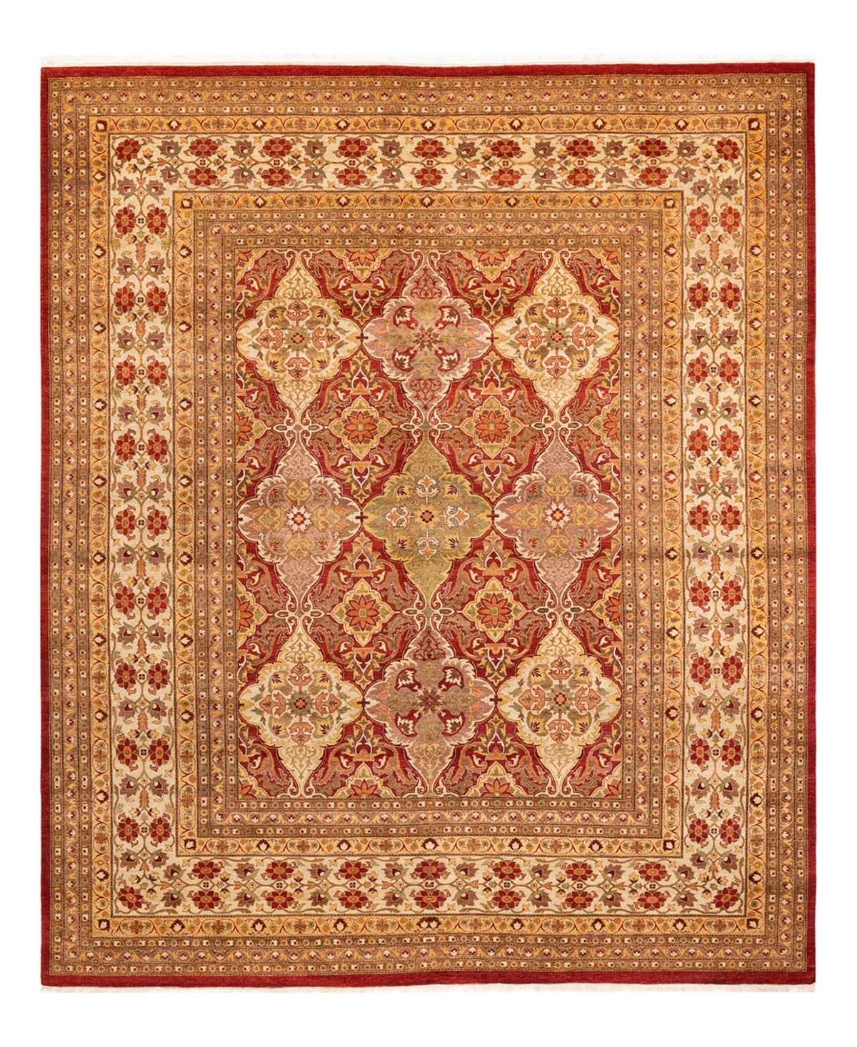 Closeout! Adorn Hand Woven Rugs Mogul M1602 8'3in x 9'10in Area Rug - Orange