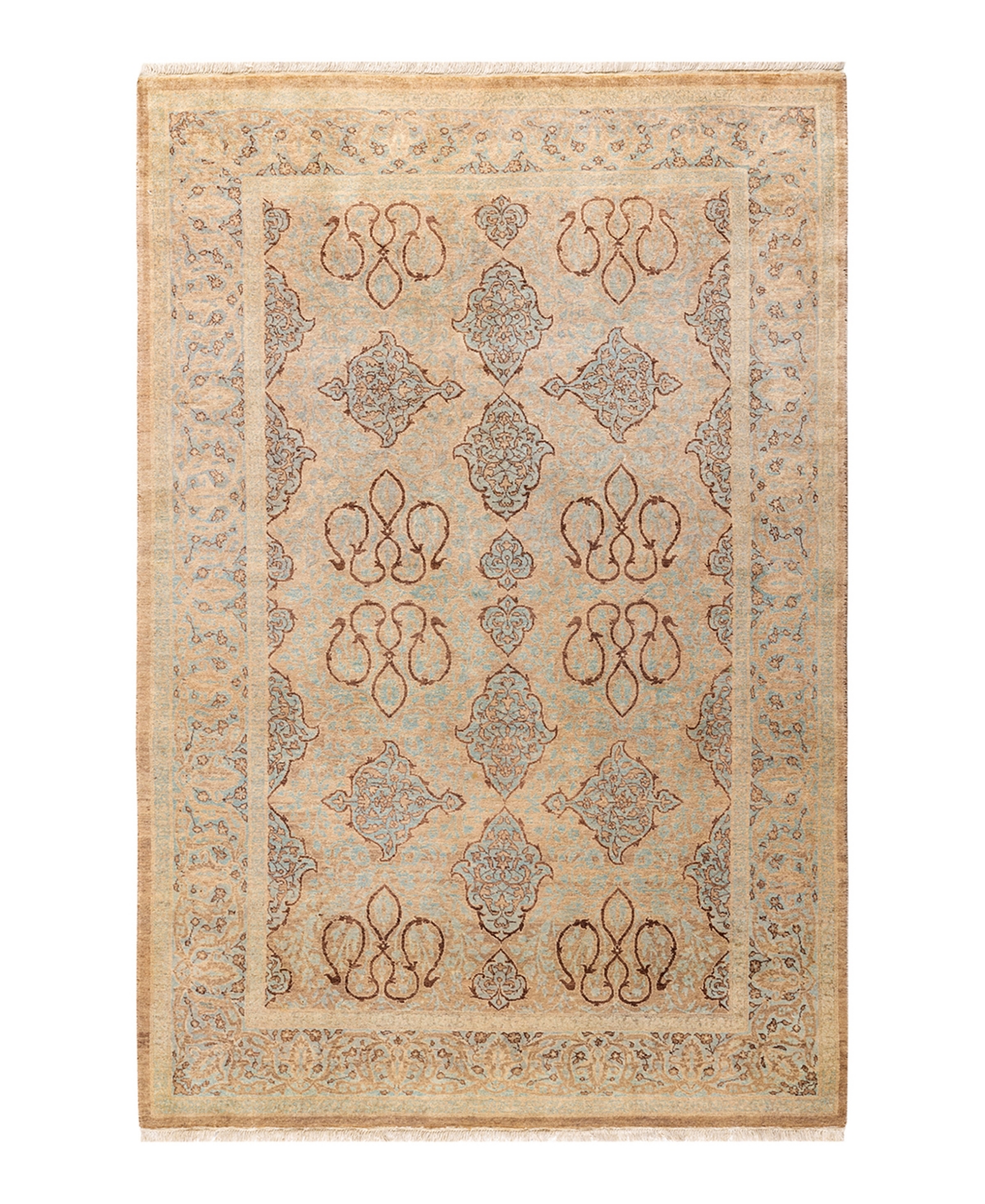 Closeout! Adorn Hand Woven Rugs Mogul M14948 4'2in x 6'3in Area Rug - Brown