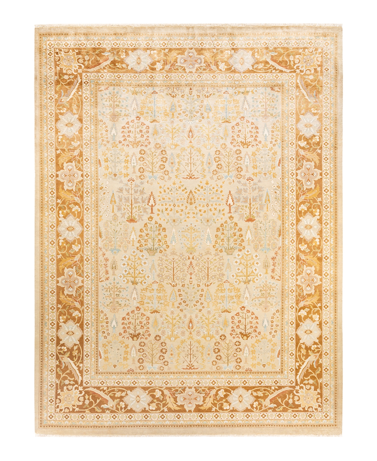 Closeout! Adorn Hand Woven Rugs Eclectic M12700 9'1in x 12'6in Area Rug - Yellow