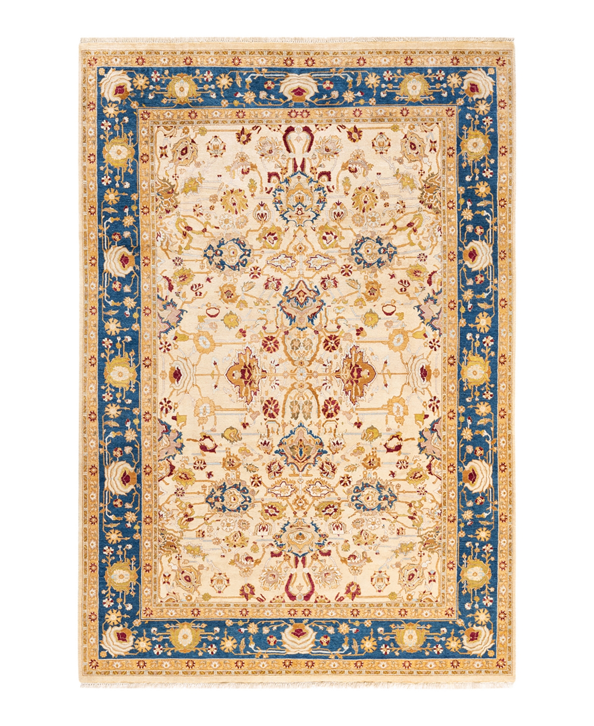 Closeout! Adorn Hand Woven Rugs Mogul M142752 6' x 8'10in Area Rug - Ivory