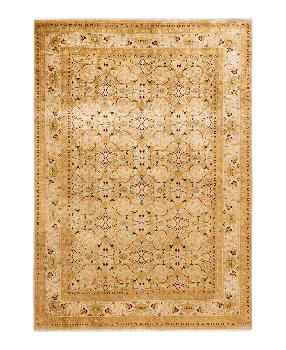 Closeout! Adorn Hand Woven Rugs Mogul M1423 6' x 8'8in Area Rug - Ivory