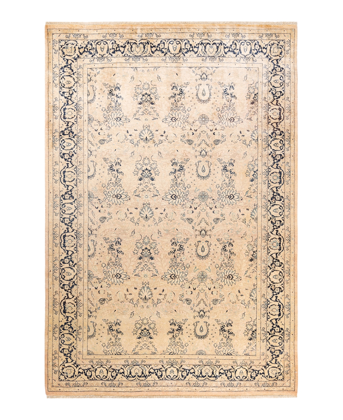 Closeout! Adorn Hand Woven Rugs Mogul M1157 6'2in x 9'3in Area Rug - Beige