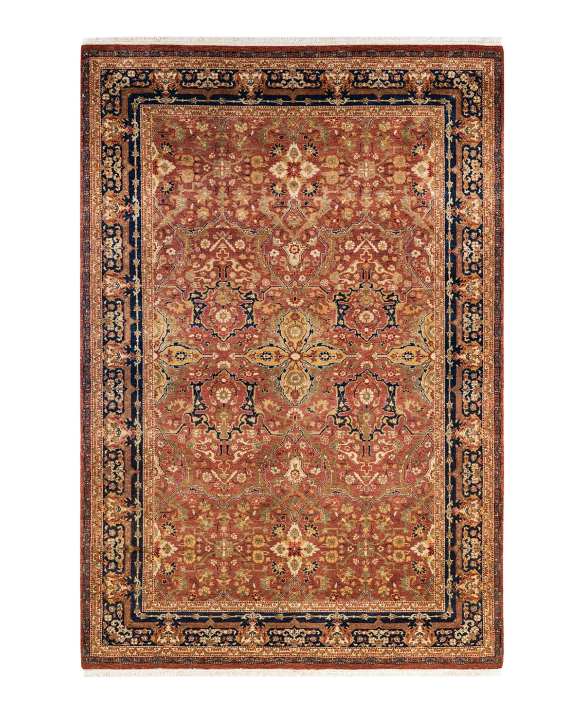 Closeout! Adorn Hand Woven Rugs Mogul M15742 4'3in x 6'4in Area Rug - Pink