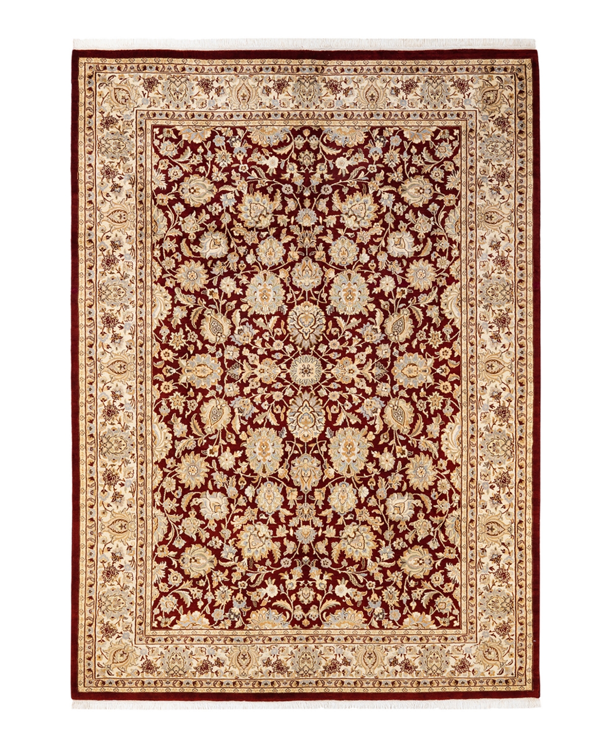 Closeout! Adorn Hand Woven Rugs Mogul M139486 6'1in x 8'7in Area Rug - Red