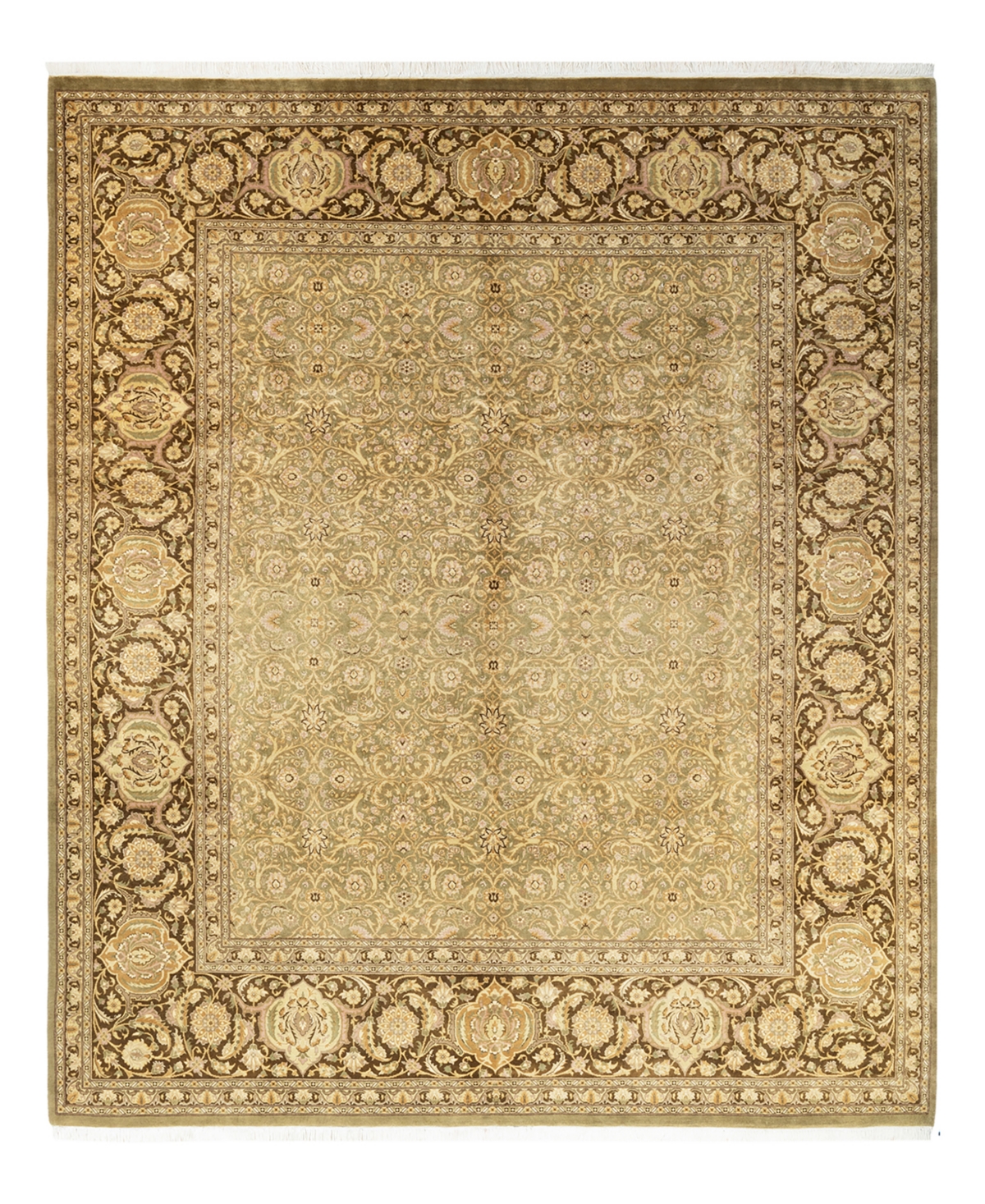 Closeout! Adorn Hand Woven Rugs Mogul M16079 8'3in x 9'10in Area Rug - Green