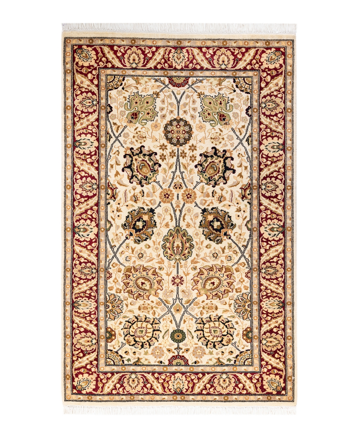 Closeout! Adorn Hand Woven Rugs Mogul M14632 3'1in x 5' Area Rug - Ivory