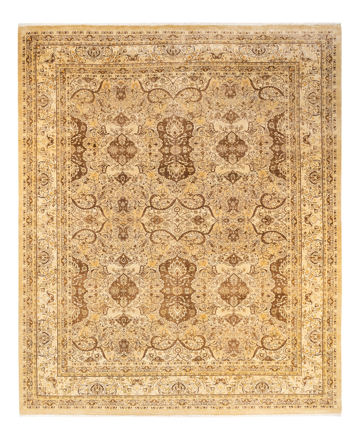 Closeout! Adorn Hand Woven Rugs Mogul M14293 8'3in x 10'4in Area Rug - Yellow