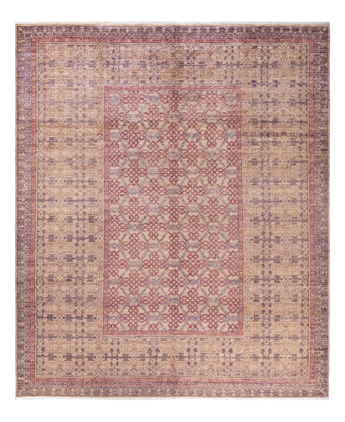Closeout! Adorn Hand Woven Rugs Eclectic M180459 8'2in x 9'10in Area Rug - Beige