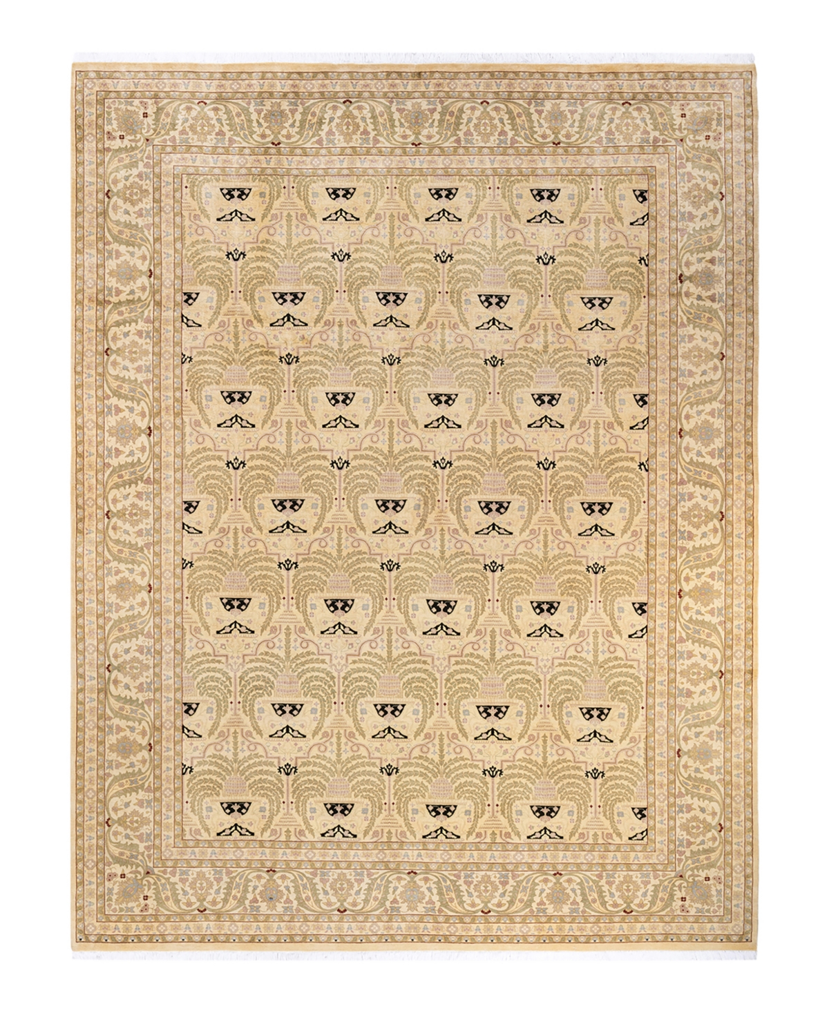 Closeout! Adorn Hand Woven Rugs Mogul M1445 9'2in x 12'1in Area Rug - Ivory