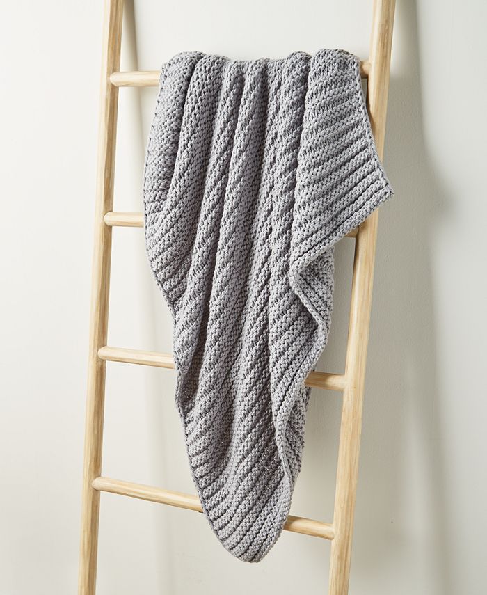 Charter Club Chunky Throw, 50" x 70", Created for Macy's & Reviews