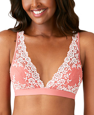 Wacoal Womens Embrace Lace Wire Free Soft-Cup Bralette