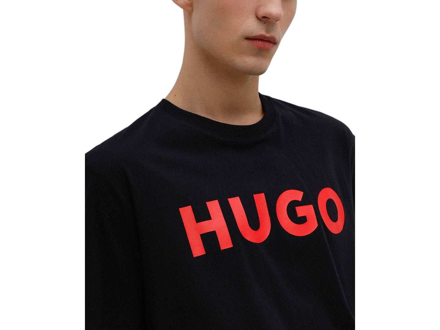 Мужская футболка Hugo Boss Dulivio Logo Graphic, цвет: Чёрный — фото 2