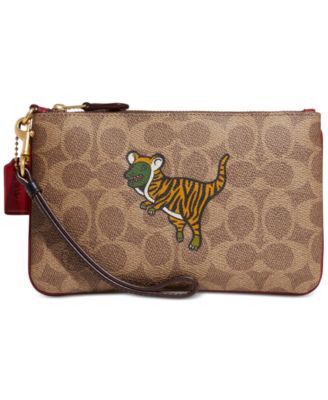 coach horse and carriage jacquard kitt crossbody