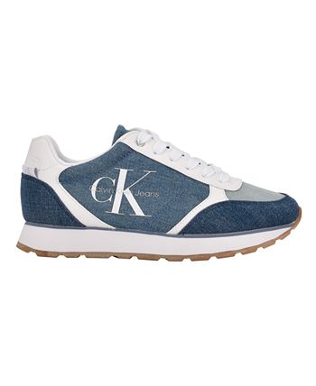Calvin Klein Women's Cayle Logo Casual Lace-Up Sneakers & Reviews 